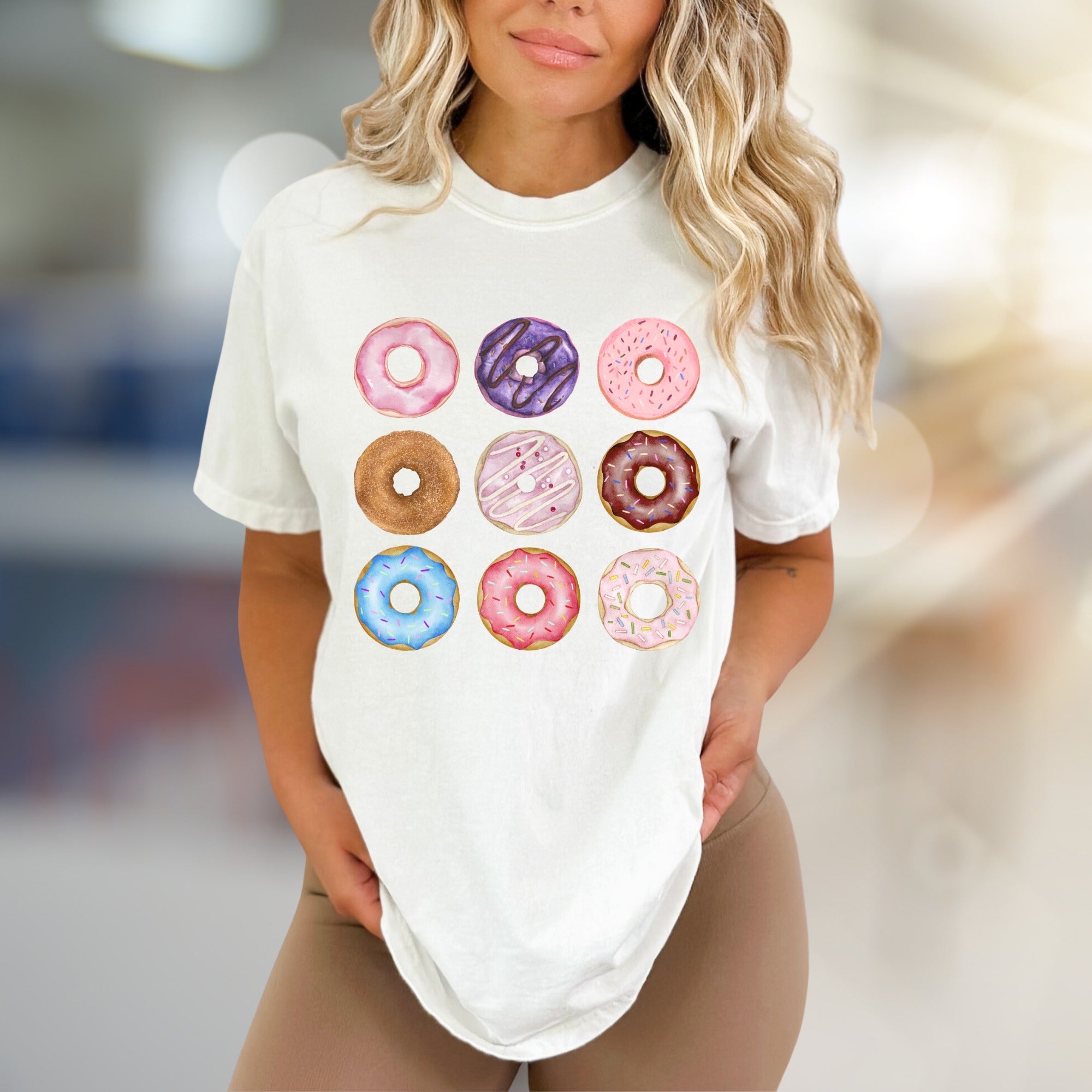Donut Delights Dessert Graphic Tee, a Sweet Treat for Foodies