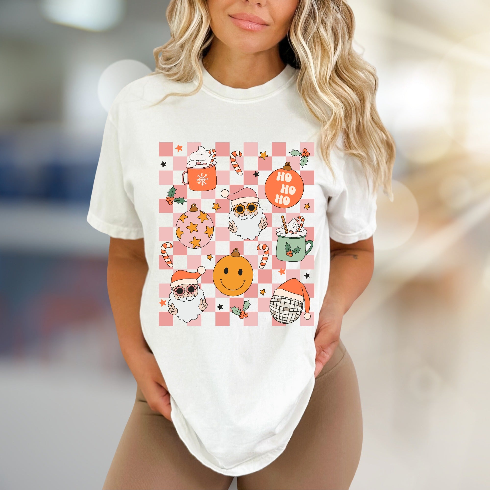 Ho Ho Ho Cheerful Christmas Graphic Tee, a Mirthful Holiday Pick for Everyone