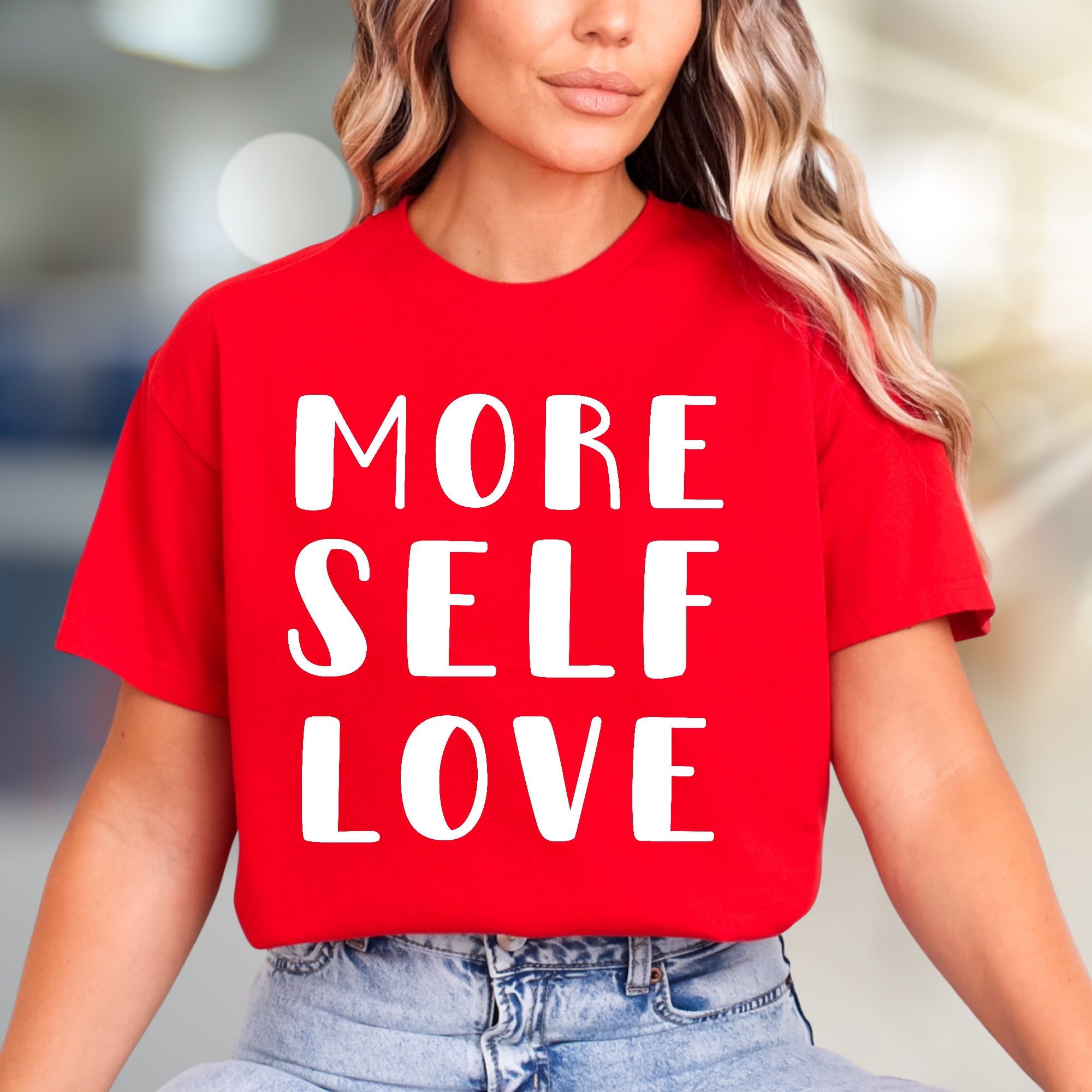 "More Self Love" Inspiration Graphic Tee, A Positive Message Pick for Everyone
