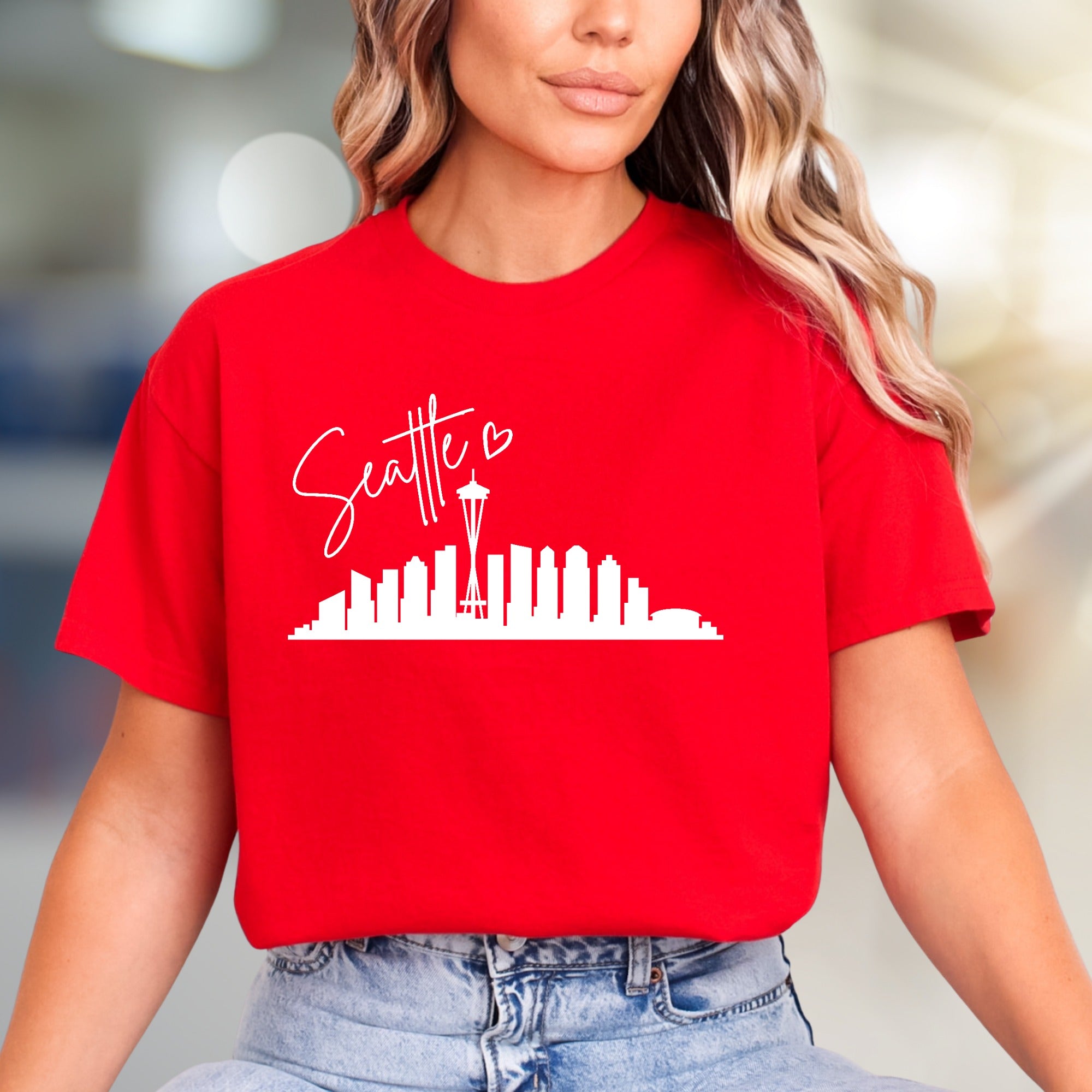 "Seattle" Skyline Graphic Tee, a PNW Style Pick for City Lovers