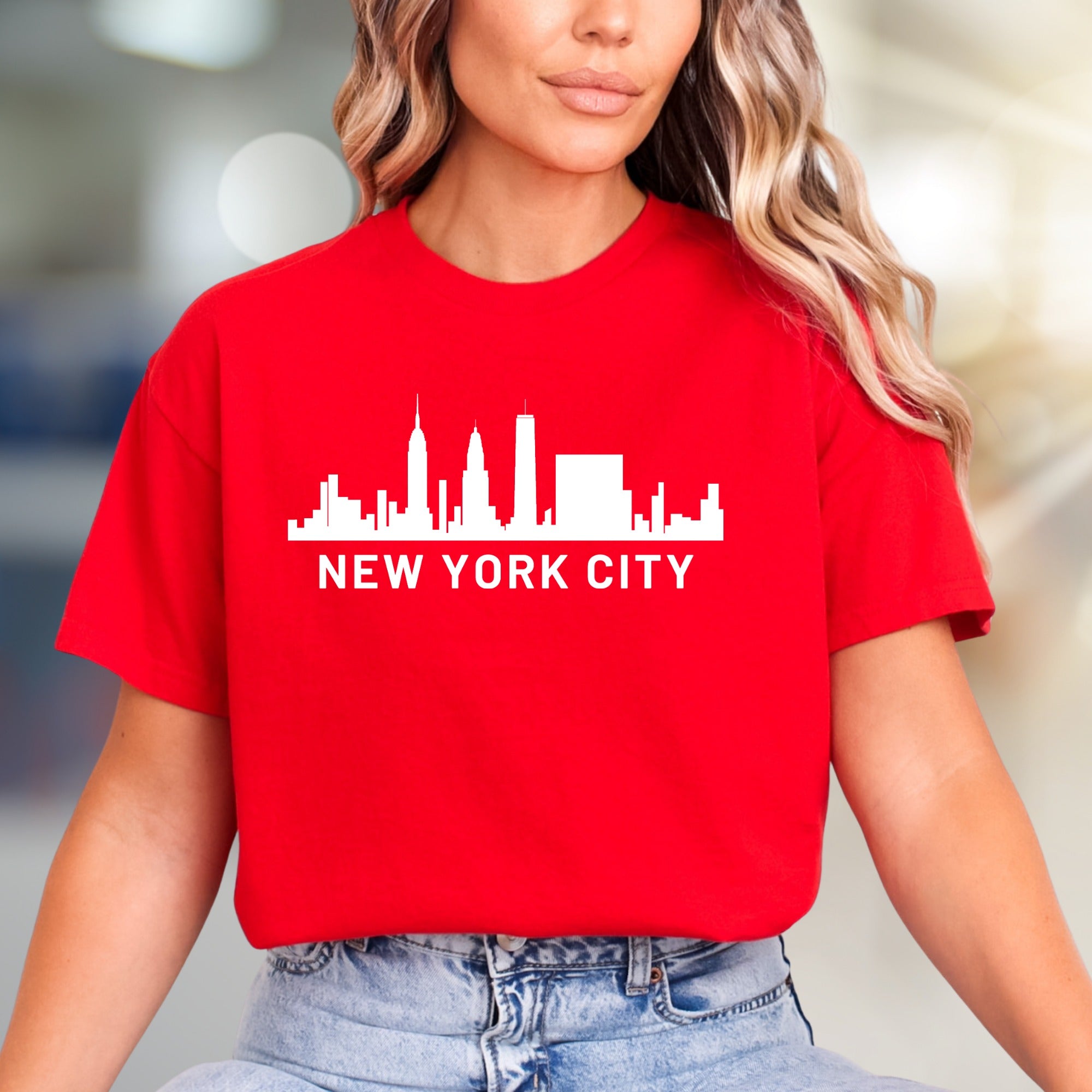 "NEW YORK CITY" Skyline Graphic Tee, an Urban Explorer Pick for City Lovers