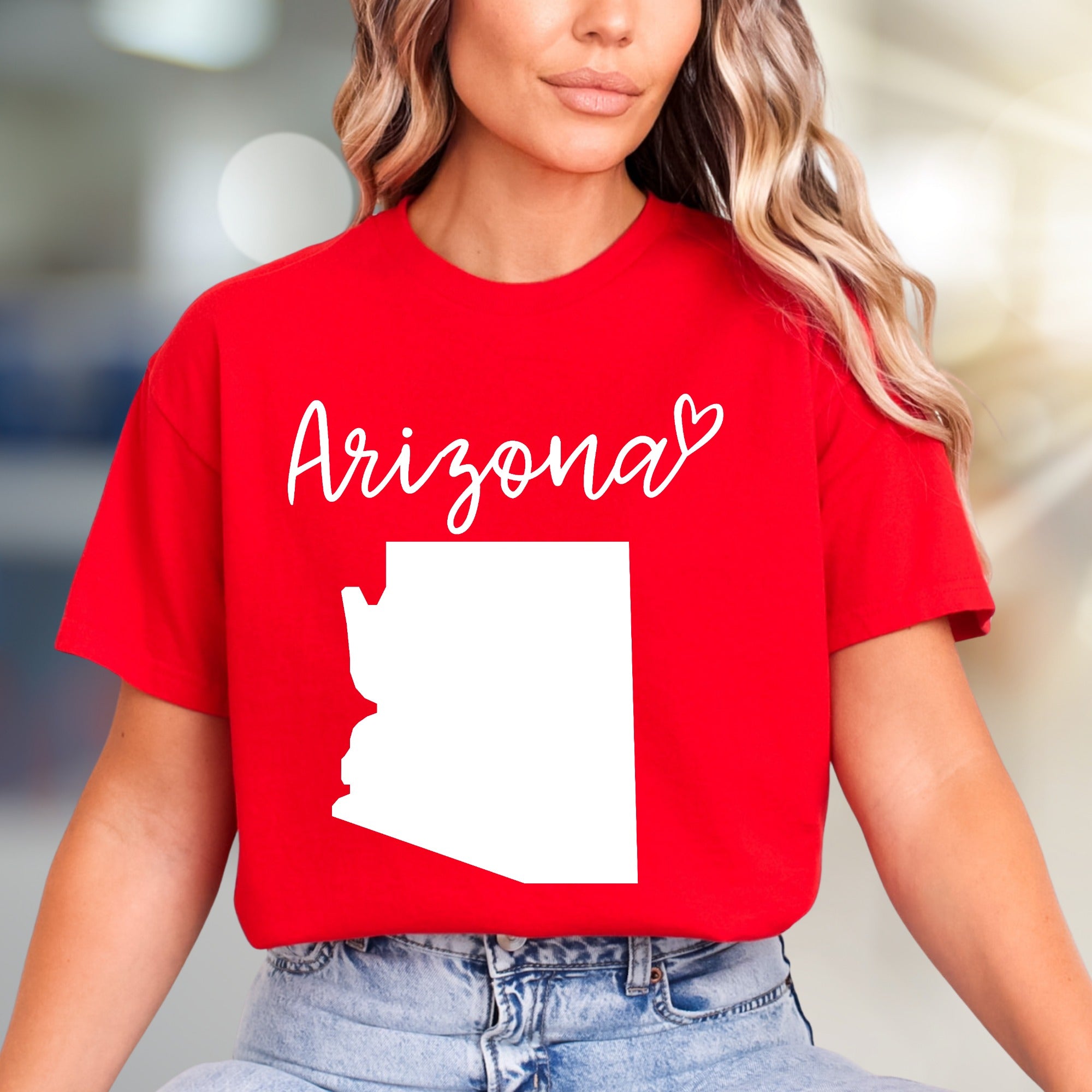 "Arizona" Outline Graphic Tee, A State Love Pick for Locals & Travelers