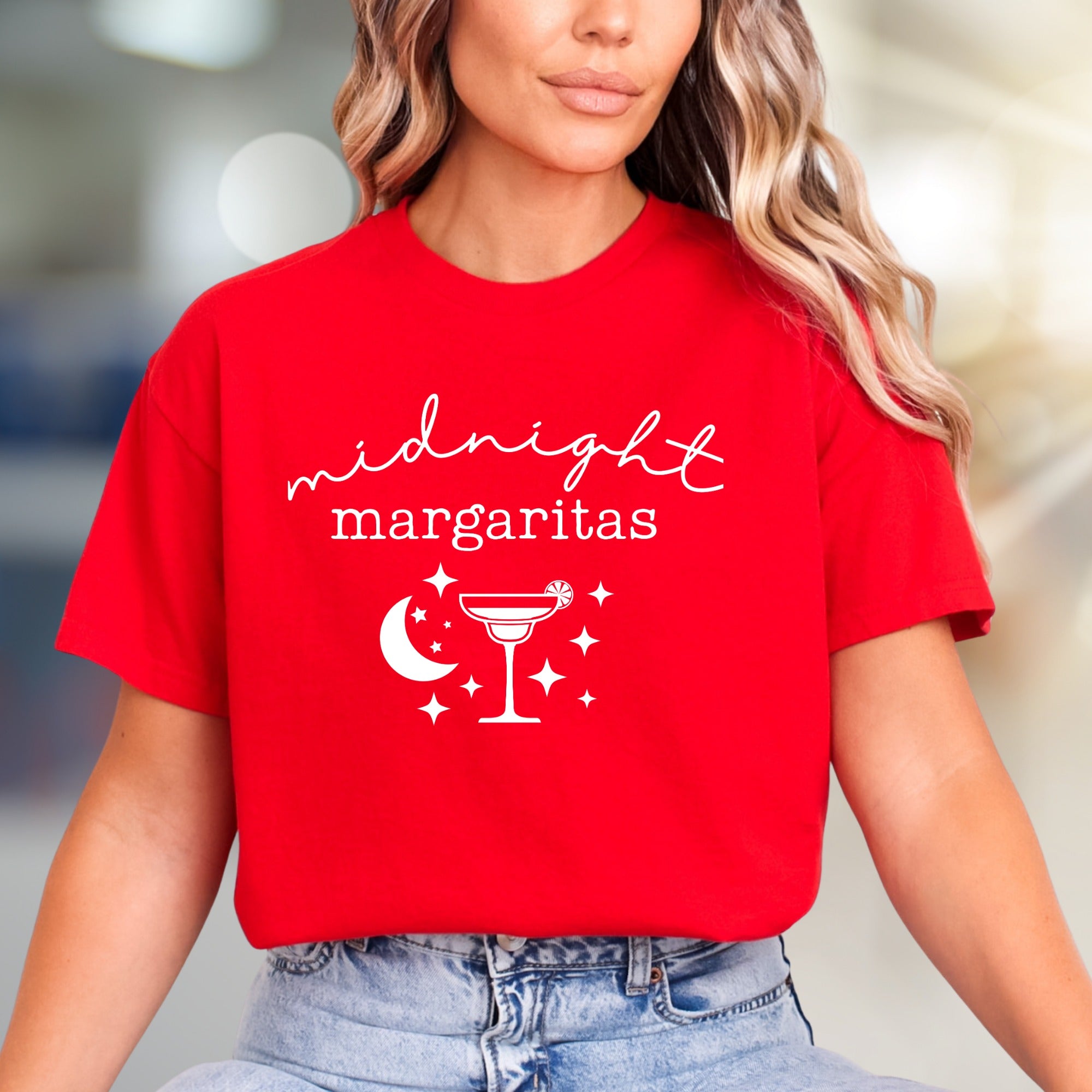 "Midnight Margaritas" Evening Drink Graphic Tee, A Nightlife Pick for Cocktail Lovers