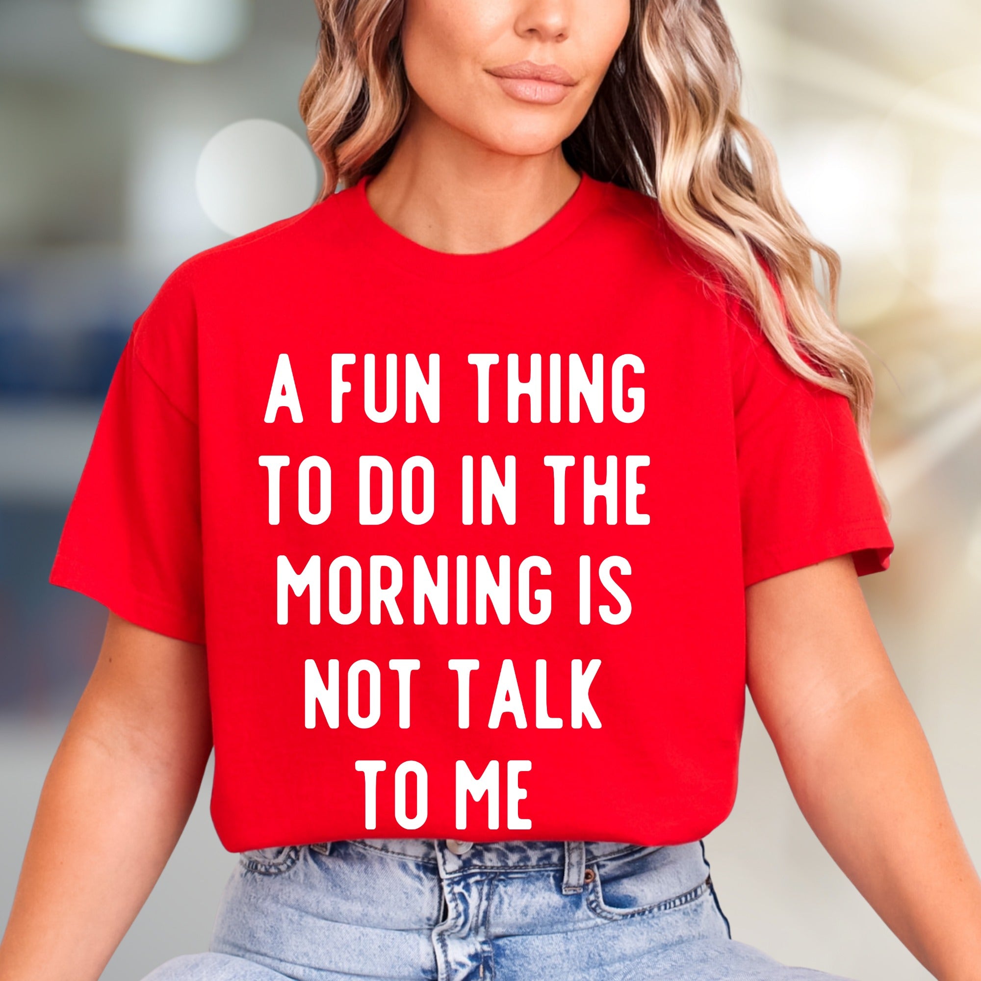 "DON'T TALK TO ME" Funny Morning Person T-Shirt, a Humorous Tee for Introverts