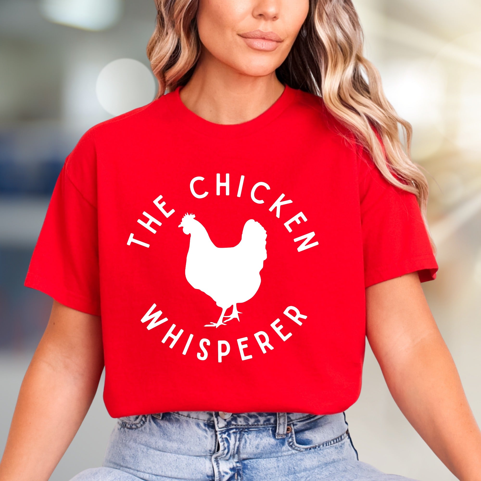 "The Chicken Whisperer" Farm Animal Graphic Tee, A Humorous Pick for Animal Lovers