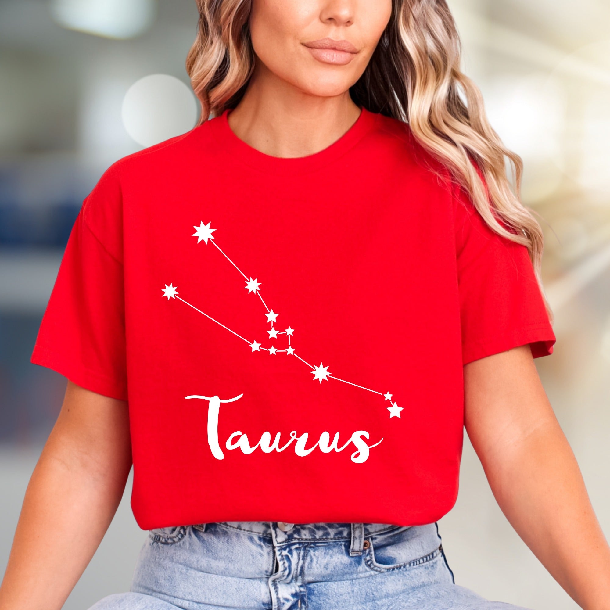 Taurus Zodiac Constellation Graphic Tee, a Celestial Pick for Astrology Lovers