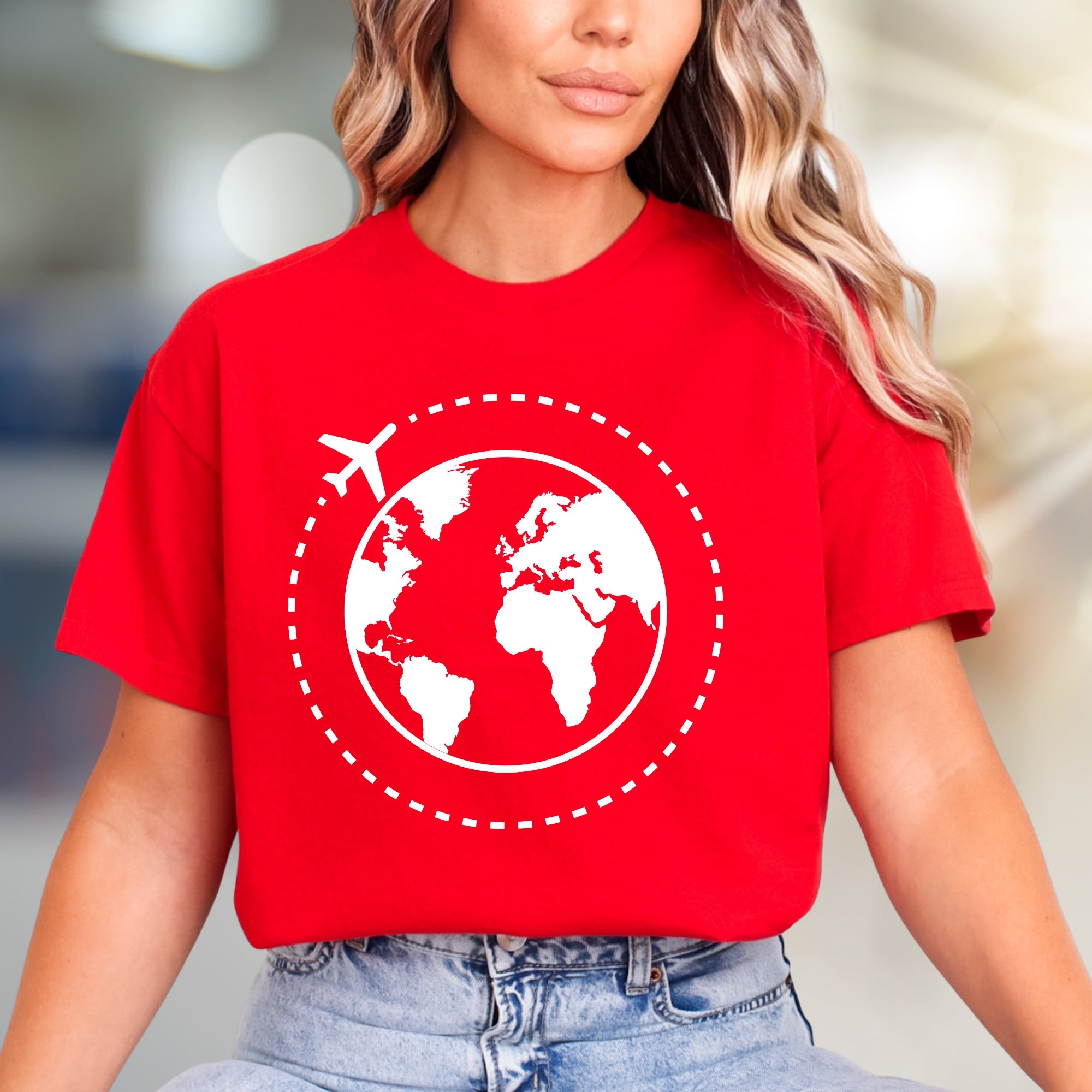 Around the World Travel Graphic Tee, a Wanderlust Pick for Adventurers