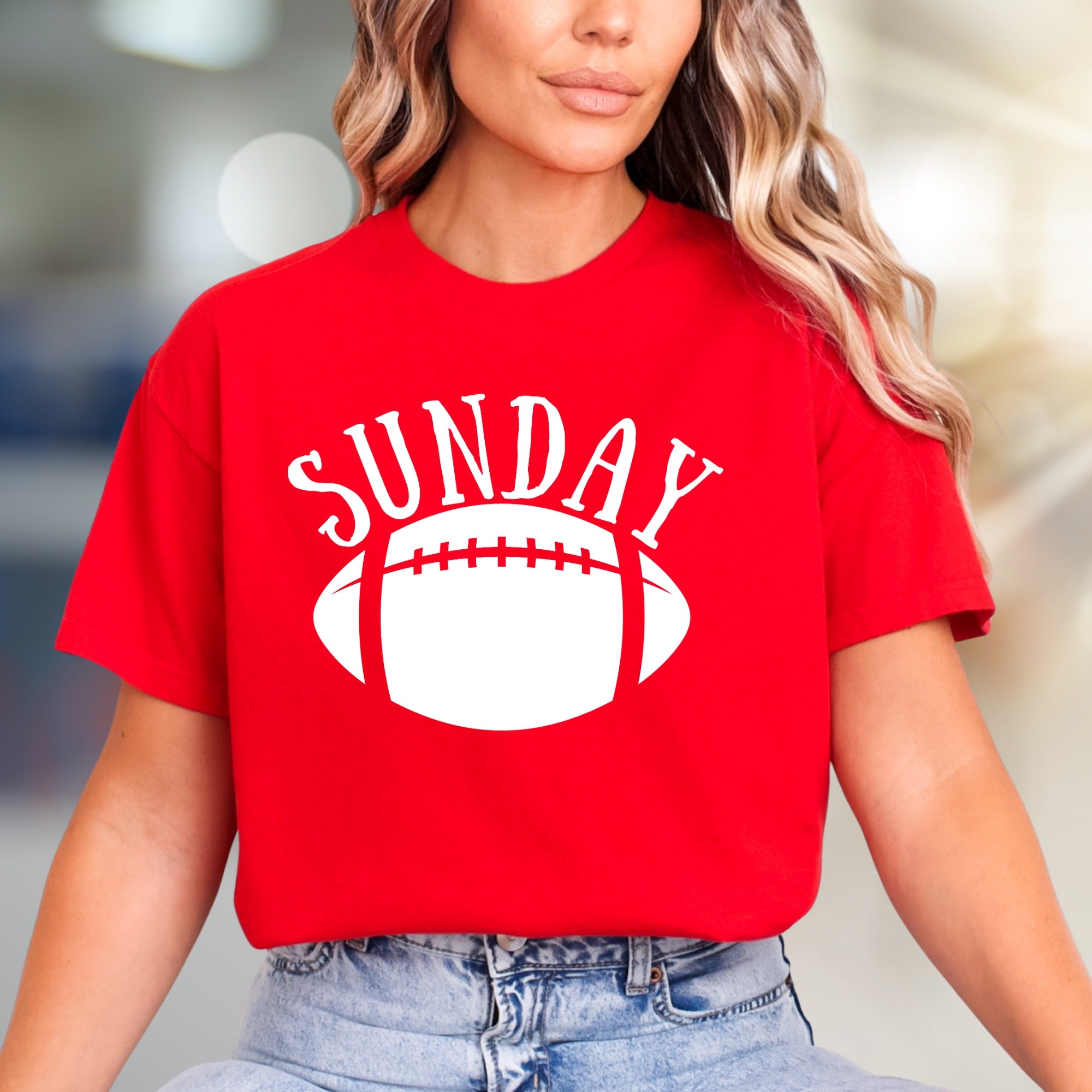 "SUNDAY" Football Graphic Tee, a Game Day Pick for Sports Fans