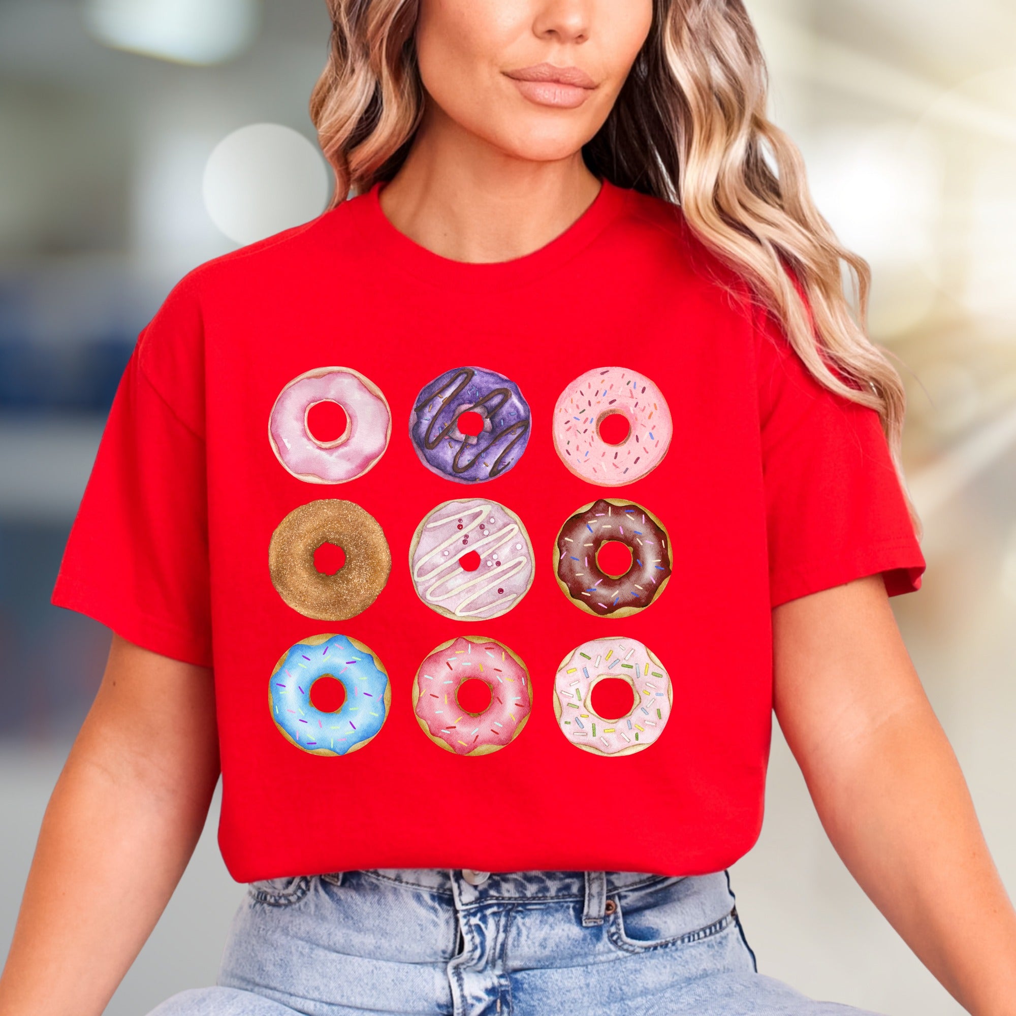 Donut Delights Dessert Graphic Tee, a Sweet Treat for Foodies